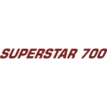 Superstar 700 Aircraft Decal,Sticker 1''high x 13''wide!